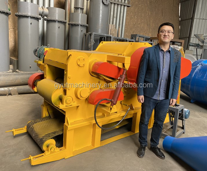 4070 KG Wood Logs Wide Used Professional Biomass Drum Wood Chipper