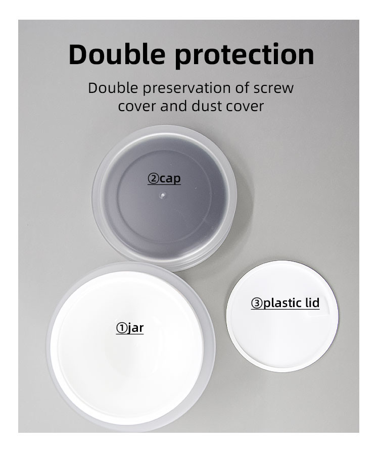 200g Customized Color And Logo Cream Jar face cream Container Acrylic Cream Jar UKC39