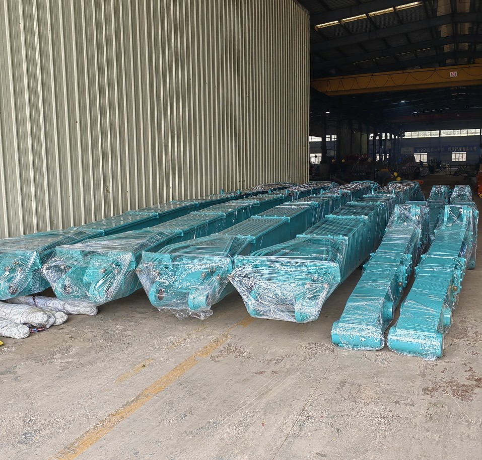 High Efficiency 16-25 Meter Excavator Pile Driving Boom Arm Pilling Driver Boom Long Arm With Excavator Bucket