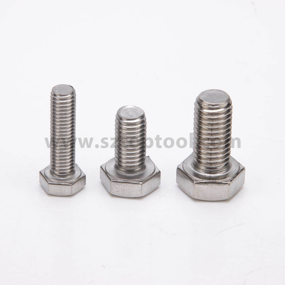 OEM External Hexagon Bolt 201 Stainless Hex Bolts M3-M20 Size