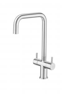 Buy cheap stylish space Modern Kitchen Faucets Double Handle Monobloc product