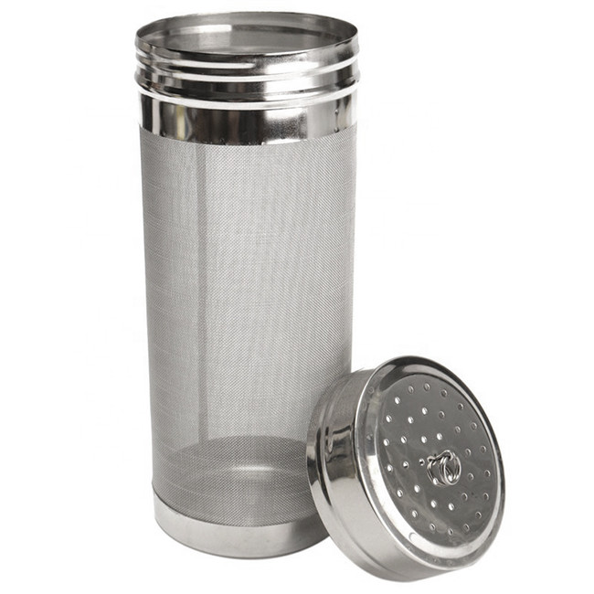300 Micron Wire Mesh Filter , Stainless Steel Corny Keg Dry Hopper Filter