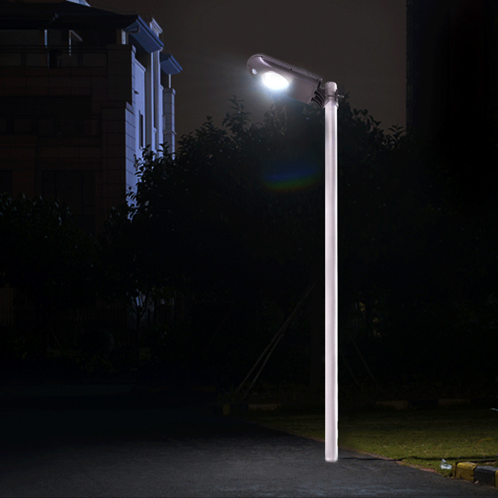 Battery 7.4V 4Ah PIR Sensor 10m Solar Powered Garden Lights