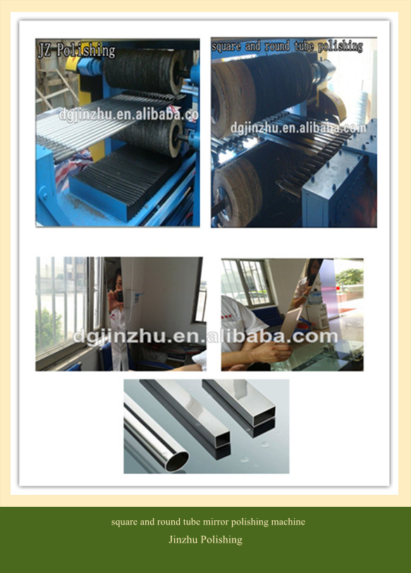 square and round rube polishing machine