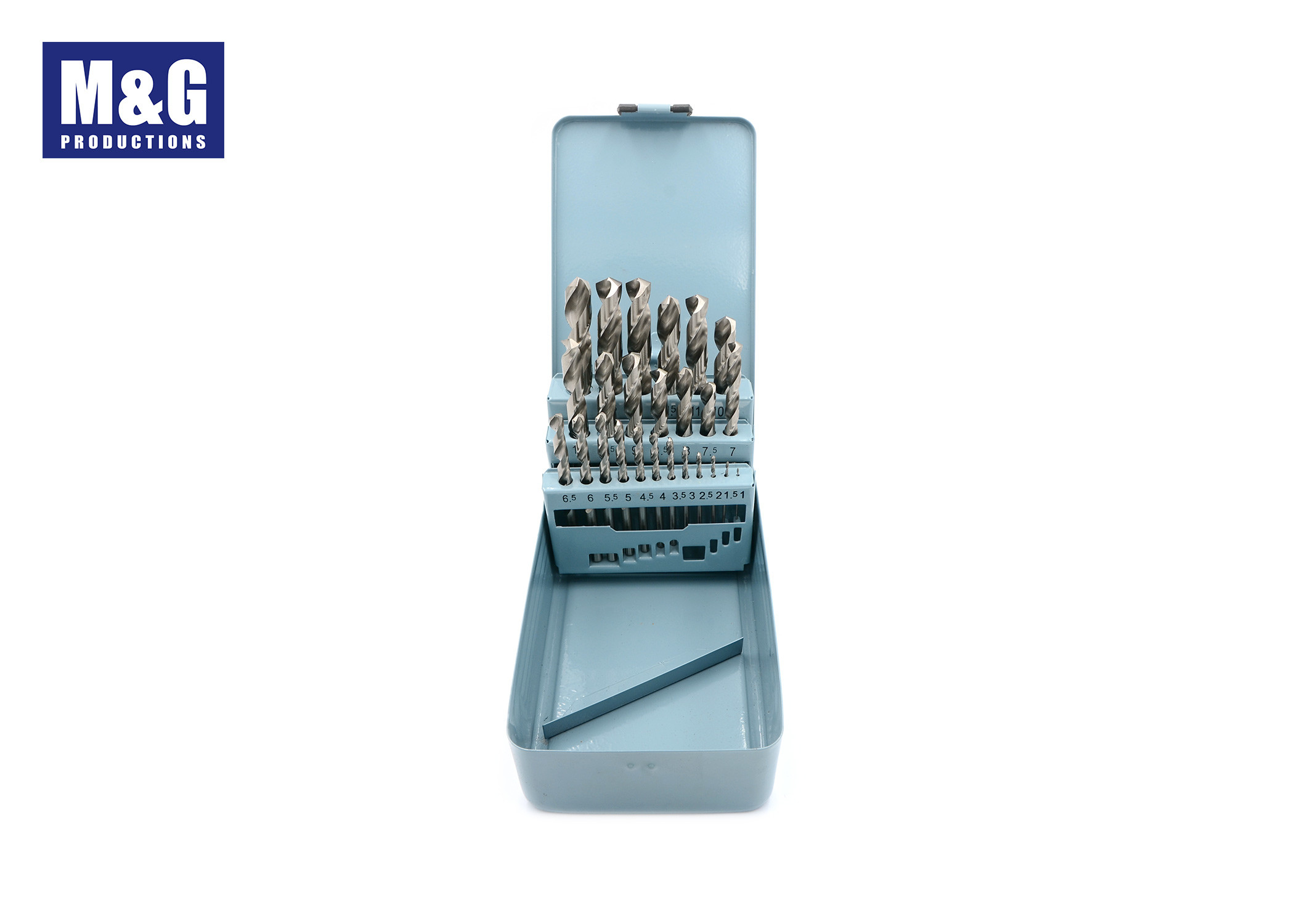 Drill Bits Set High Strength DIN338 25PCs Drill Bit Sets