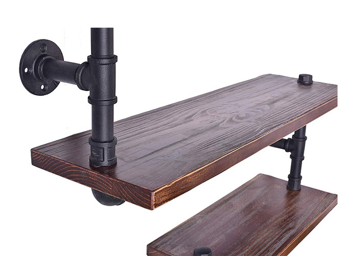 Diy Casting Industrial Pipe Shelving , 1/2 Malleable Iron Flange Coating Black
