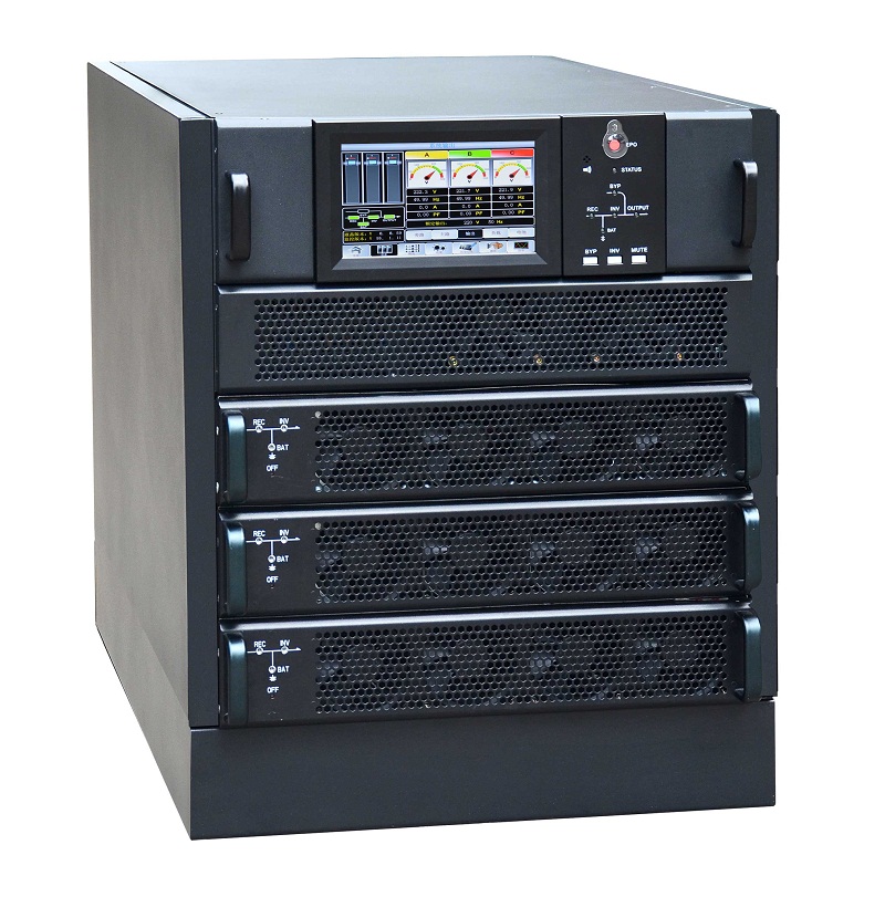 RM600/30X Modular Online UPS For Medical Computer Room / Data Center