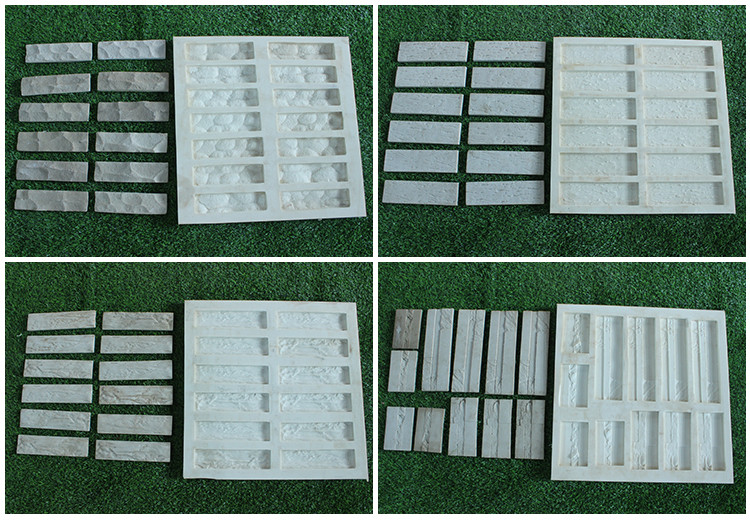 Wet Batch Concrete Plant Culture Stone Production Line 800 - 1000m2