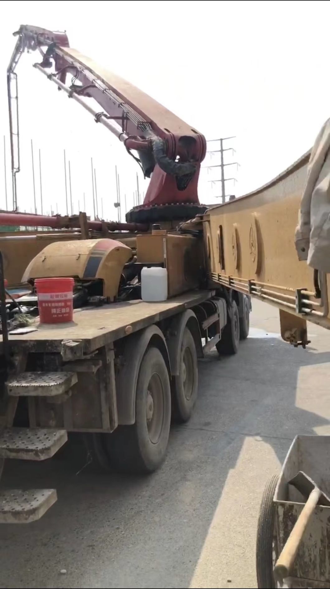 2019 Sy 56m Concrete Pump Truck Concrete Boom Pump