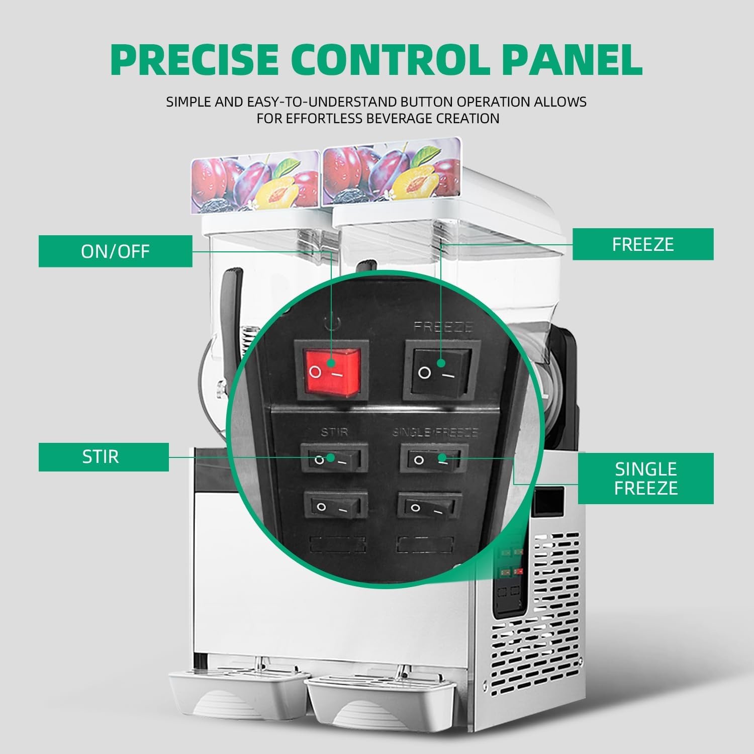 MilkShake Slushy Ice Machine Frozen Drink Beverage Slush Machine
