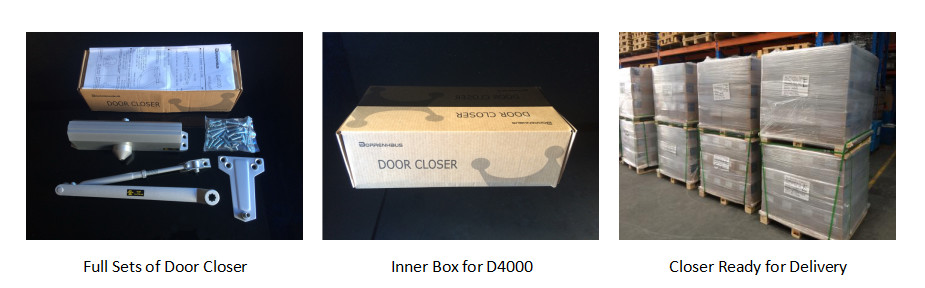 Fire Safety Door Closer D4016 , Adjustable Closing Force Backcheck Door Closer