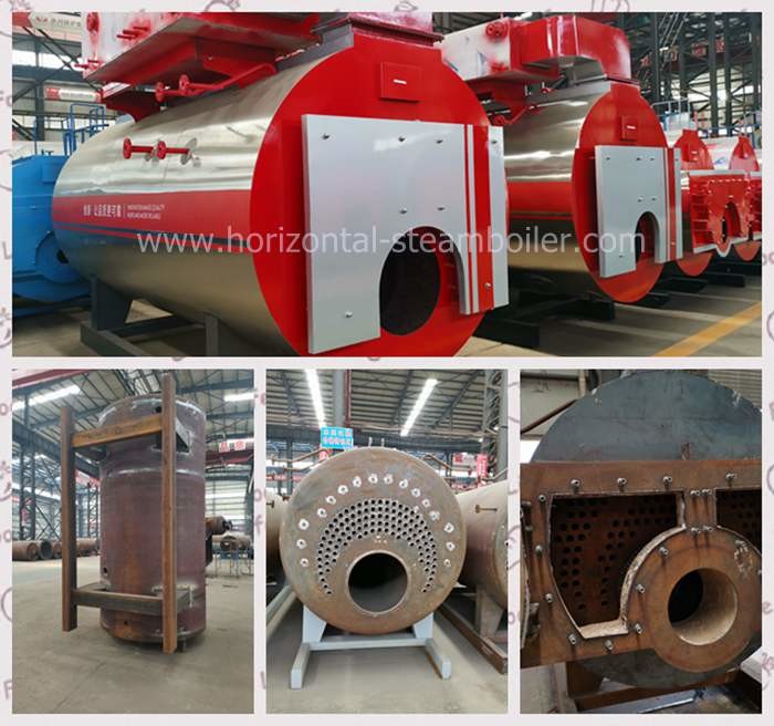 Oil Fired Steam Boiler With Economizer 98% High Thermal Efficiency ( 0.5 - 20 T / H )