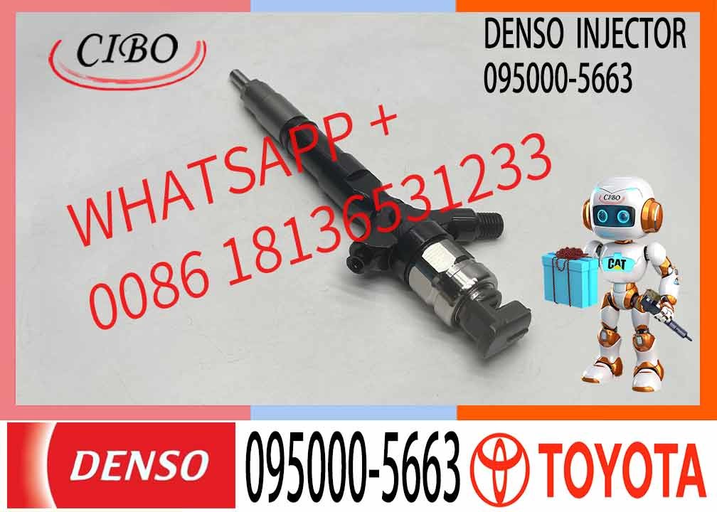 Excavator 095000-5930 095000-5663 095000-5440 095000-8290 095000-8220 Engine Common Rail Fuel Injector 095000-8560