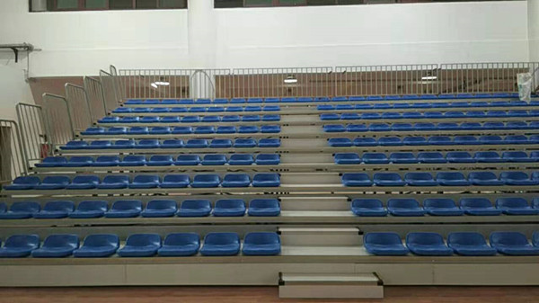 PE Bucket Seats Outdoor School Bleachers Manuel Operation