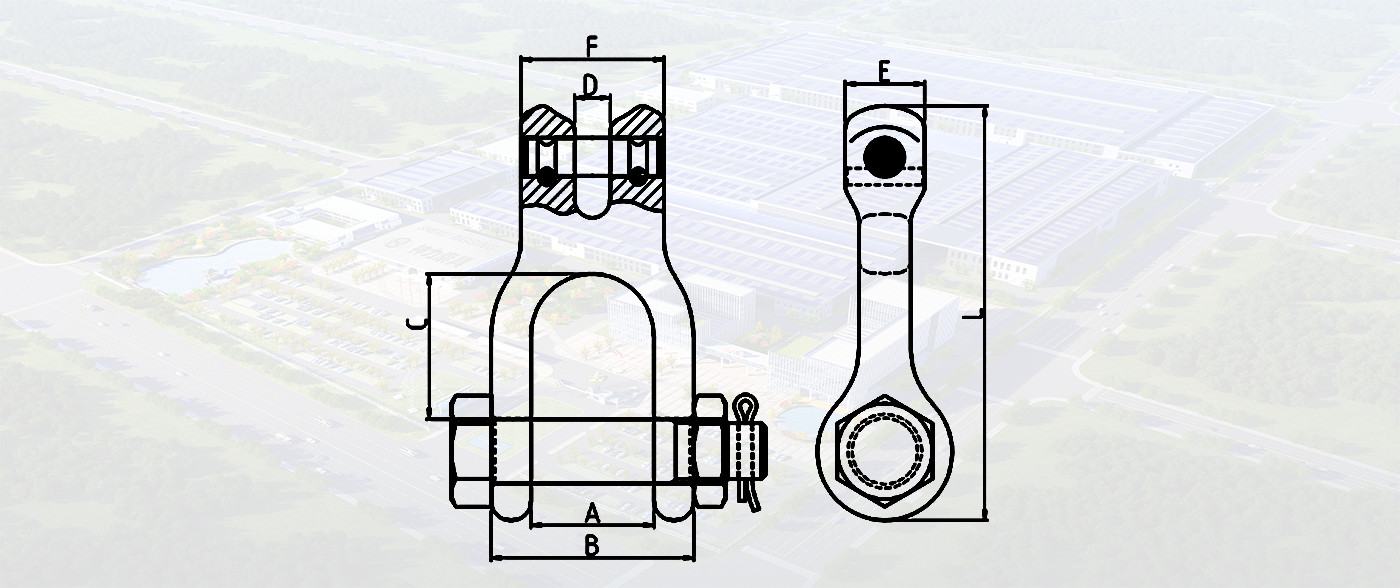 SLR869-DOUBLE CLEVIS LINK