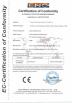 Shaanxi Ruichen Optoelectronic Technology Co., Ltd. Certifications