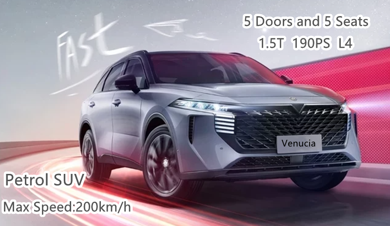 Dongfeng Venucia SUV Cars High Speed 200km Automatic Gasoline Petrol Trade with ESC Electronic Stability Control System