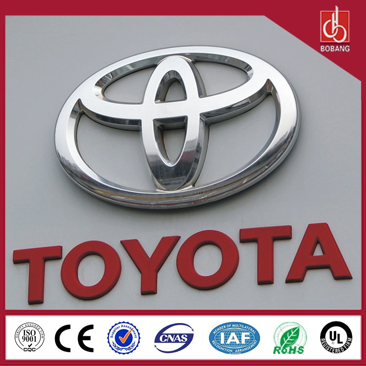 Outdoor 3D LED lighting car dealer signs for car company