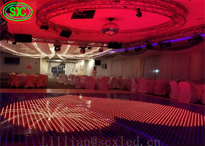 SMD3528 P3.91 P4.81 Led Stage Interactive Panel 4500cd/sqm