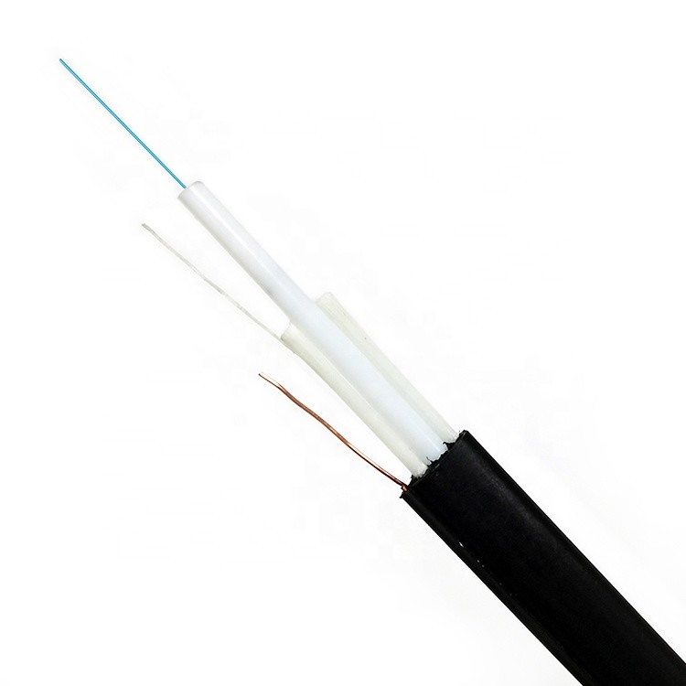 SST 100ft Single Mode Drop Cable FTTH Rugged Outdoor With Optitap