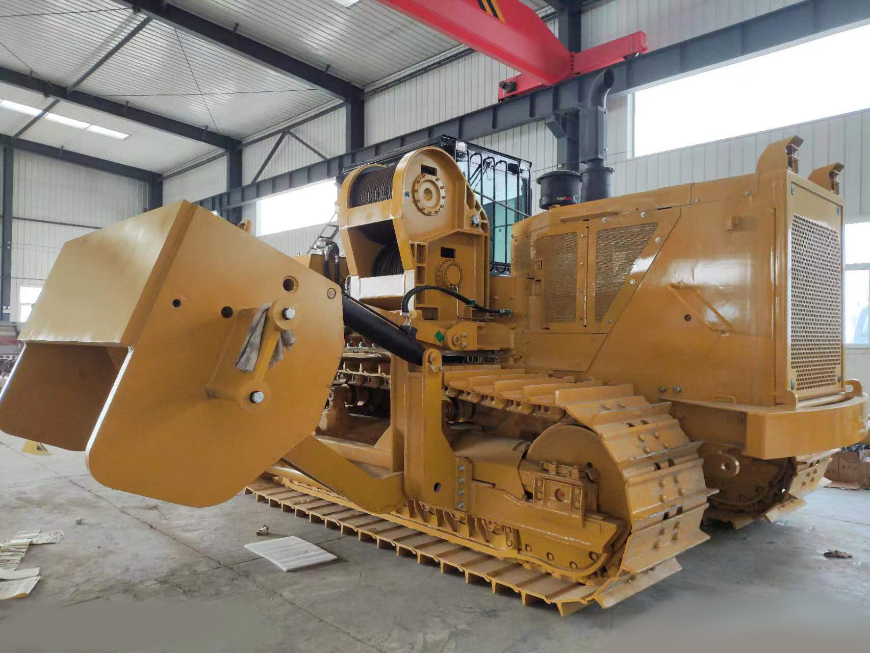 Belt Move 22000 KG Weight Pipe Laying Machine For Heavy Duty Construction