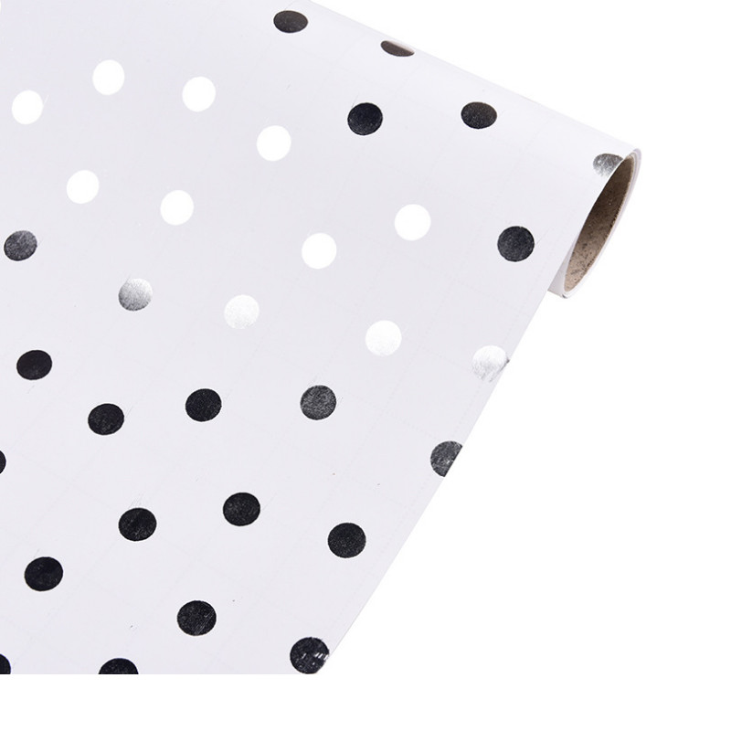 Anti Scratch Dots Wrapping Paper Recyclable Wood Pulp Paper For Flower / Gift Package