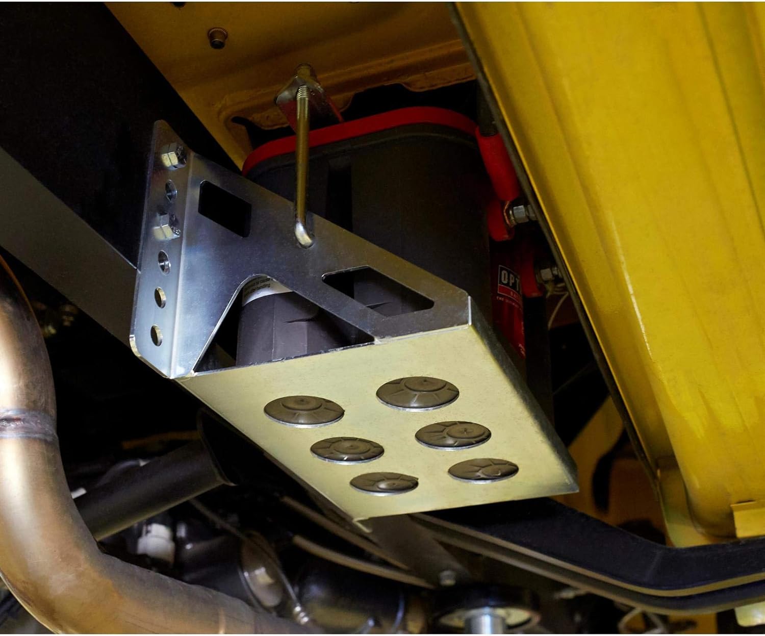 1mm Thickness Custom Bolt-On Boat Battery Relocation Box Steel Tray for Secure Placement