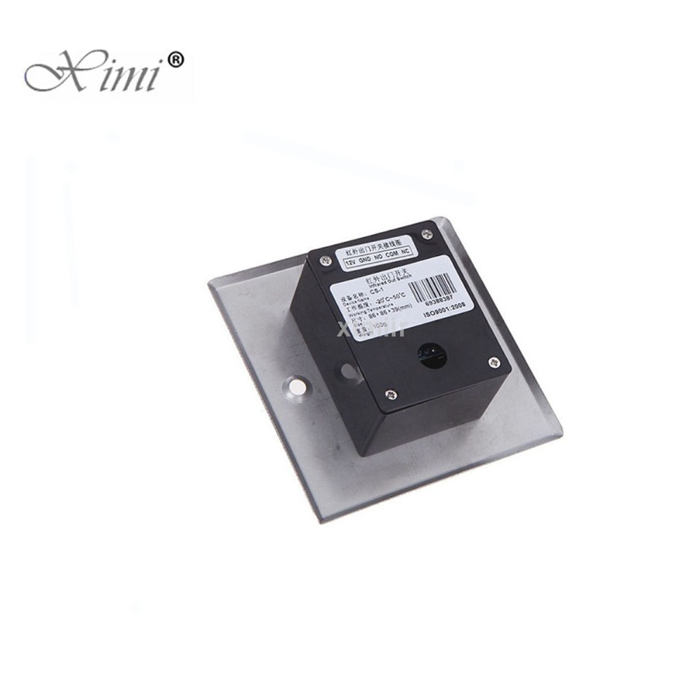 Stainless Steel Infrared Sensor For Access Control System Exit Button Exit Switch