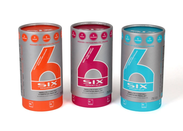 Rolled Edge Paper Tube Packaging Cardboard Paper Canister Aluminum Easy Open End