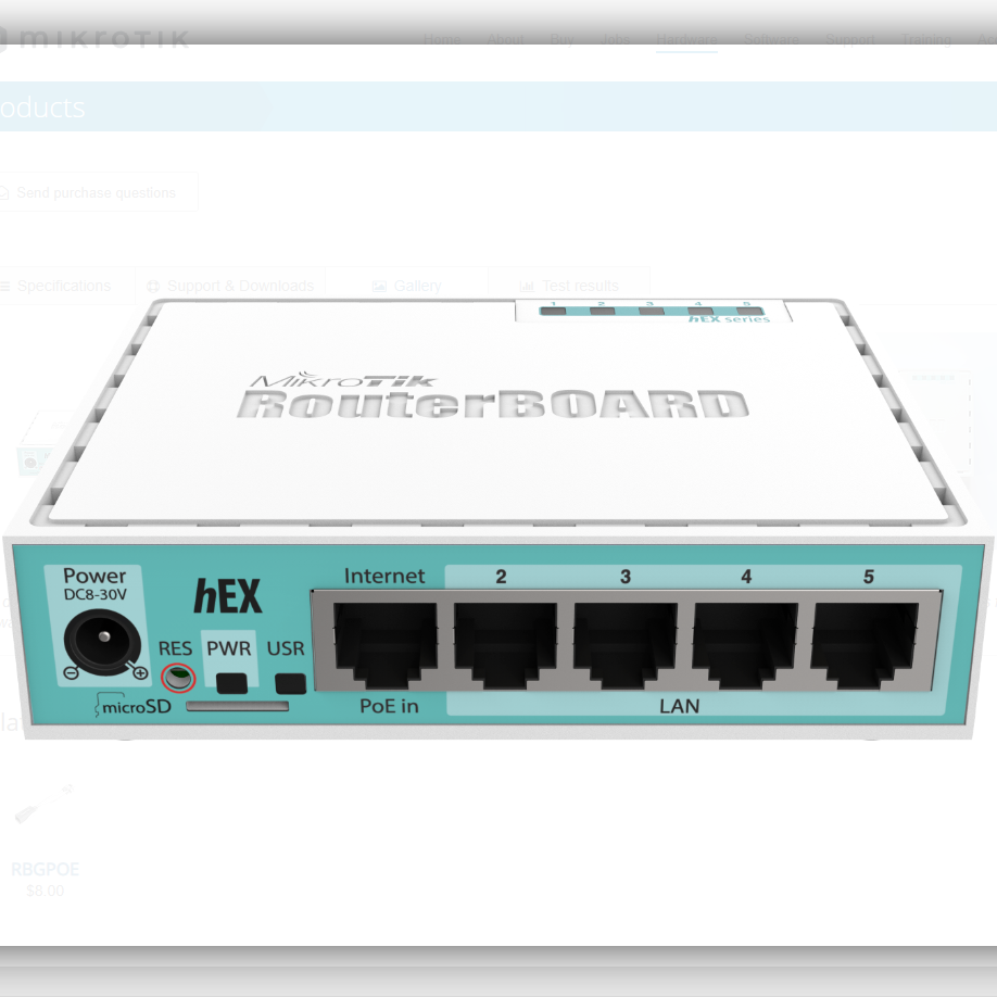 Mikrotik RB960PGS 800MHz CPU 128MB RAM and WPA-PSK Encryption for Secure Data Transfer