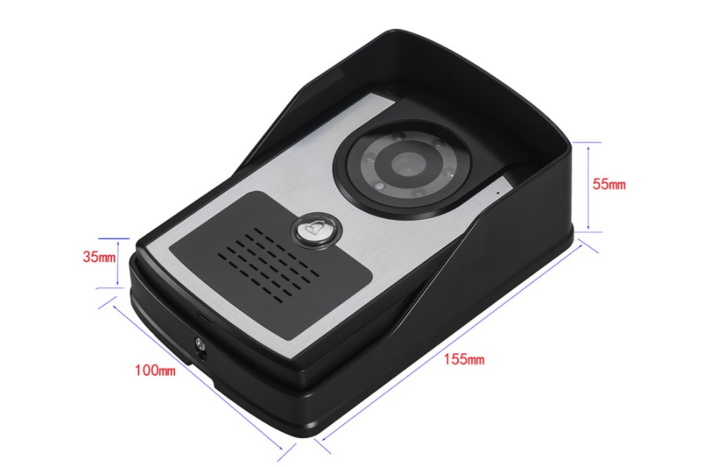 High Solution Stable Remote Control WIFI Wireless Video Door Bell Internet Video Door Phone With Free APP
