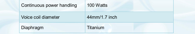 Titanium Diaphragm 250W 94dB 250mm Coaxial PA Speaker
