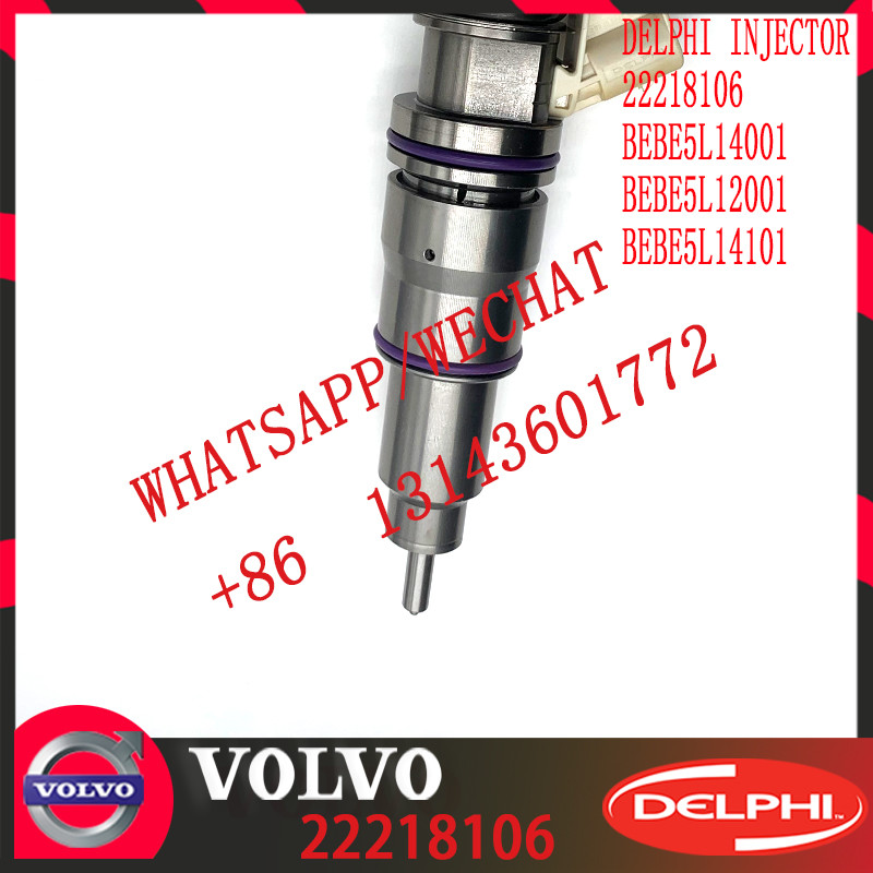 Common Rail Diesel Fuel Injector Assy 22218106 BEBE5L14001 BEBE5L12001 BEBE5L14101 22027810 E3.5 for VOVLO MD16 US14