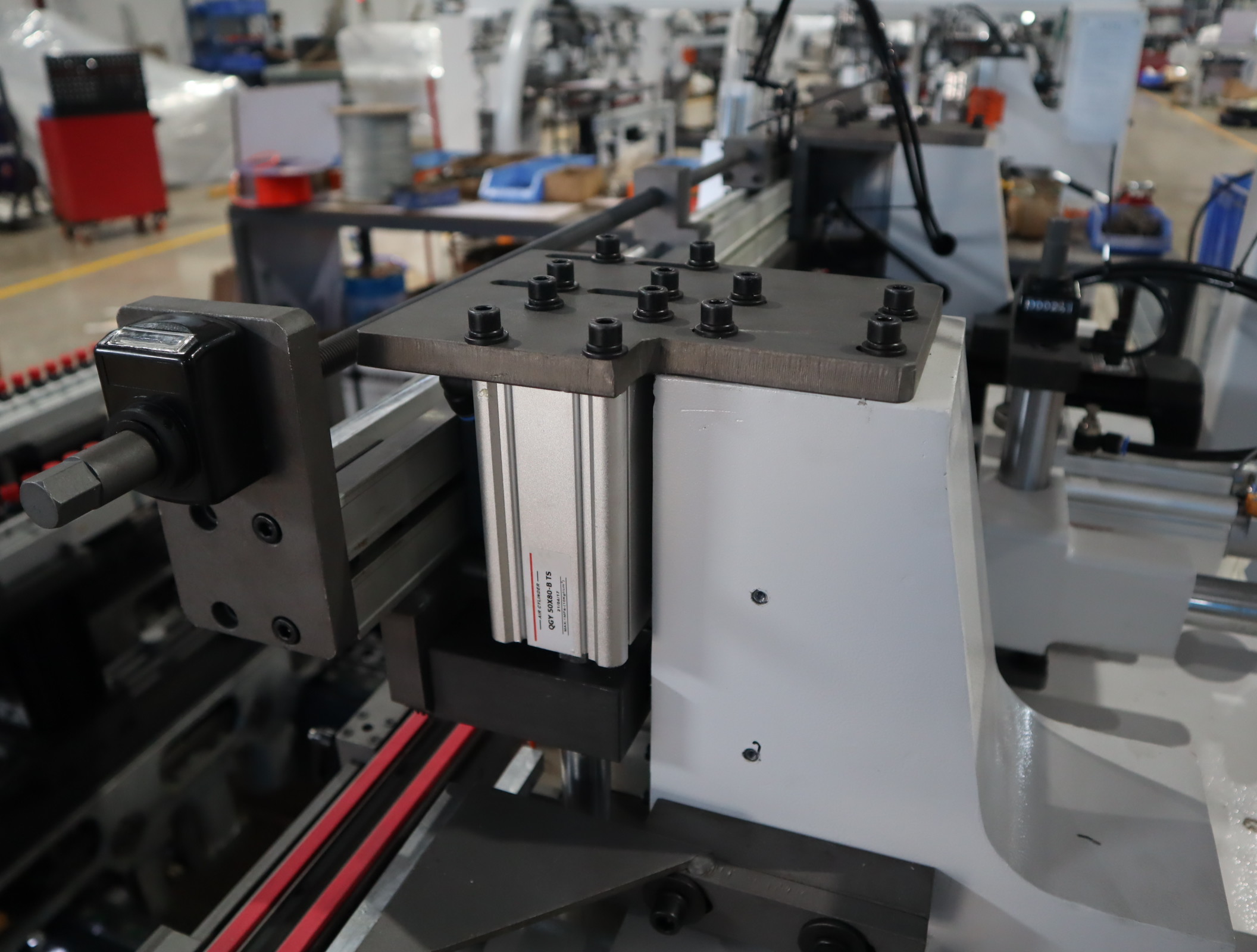 3 Row cabinet line boring machine