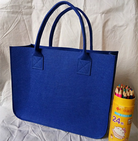 2021Eco-Friendly ladies felt shopping bag women handbag tote bag leisure felt fabric bag promotional custom logo