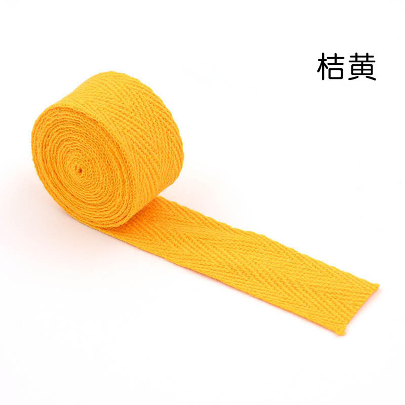 20mm*50y Herringbone Woven Cotton Ribbon For Garment Accessories Webbing