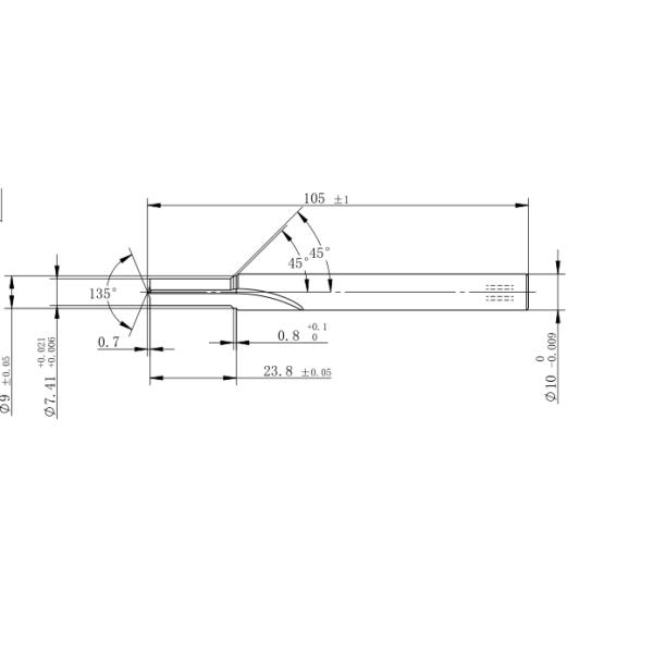 Internal Coolant Straight Flute Carbide Drill For Precision Deep Hole Machining