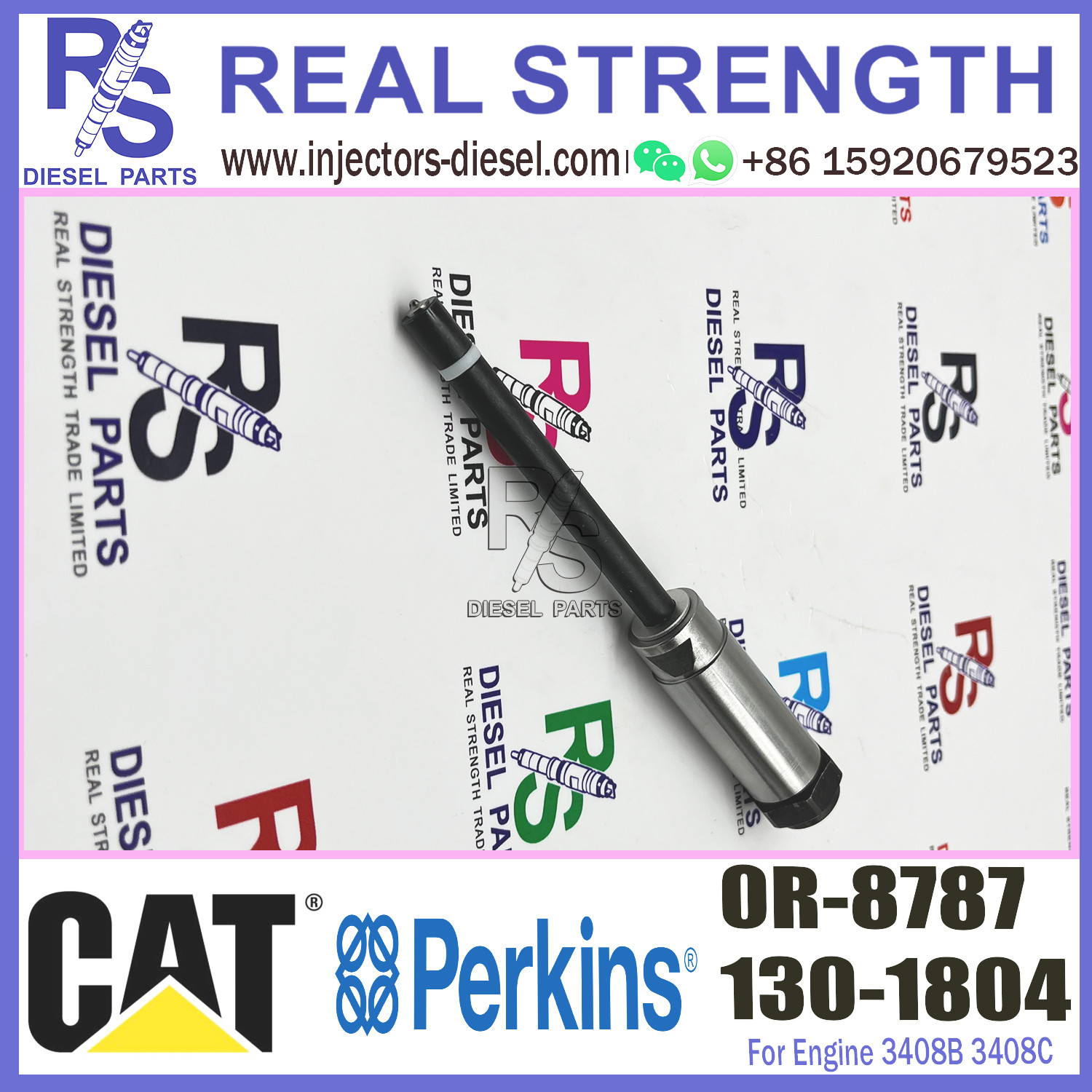 3408B 3408C 3412 3412C Diesel Injector Nozzle 130-1804 1301804 0R-8787 7W7033