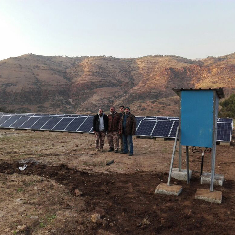 Commercial 11kW/15HP Solar Pumping System With Deep Well Pump DC/AC Controller