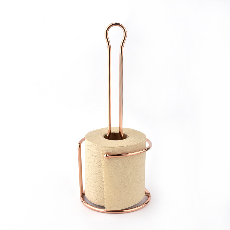 Standing kitchen Paper Holder Stand with toilet Reserve Table Towel Holder