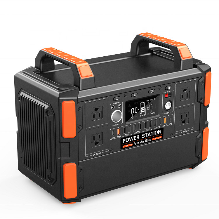 230V 1000W Portable Solar Generators Photovoltaic Household Solar Generator