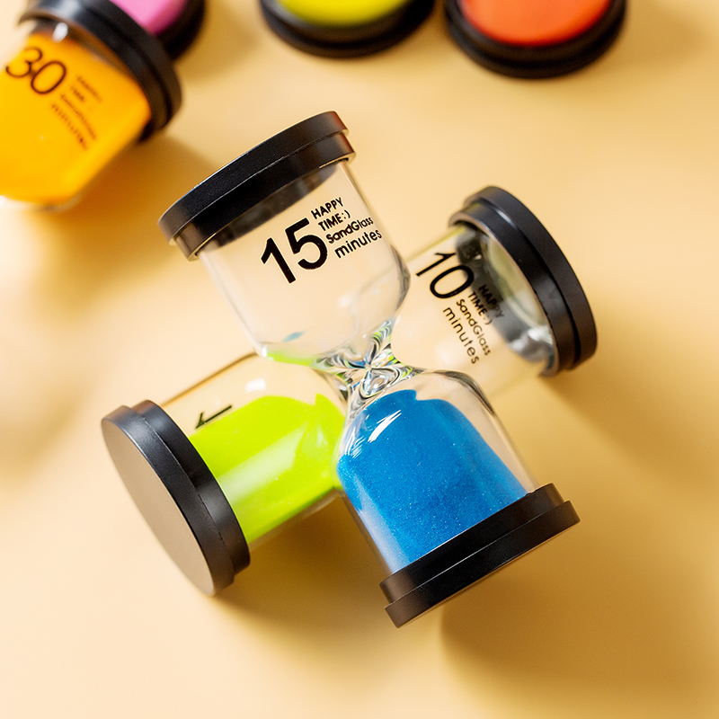 1 3 5 10 15 30 Minutes Sand Timer Sand Timer 6pcs For Kids Time Management