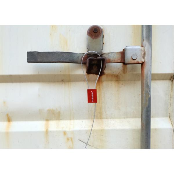 Tamper Proof Galvanized Steel Cable Seals With 4.69KN Tensile Strength For Container