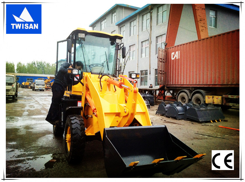 1.2 ton wheel loader with front end loader for sale made in China