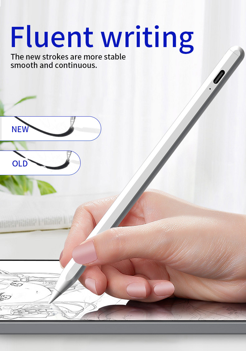2048 Levels Pressure Sensitivity Tablet Stylus Pencil With Lithium Battery