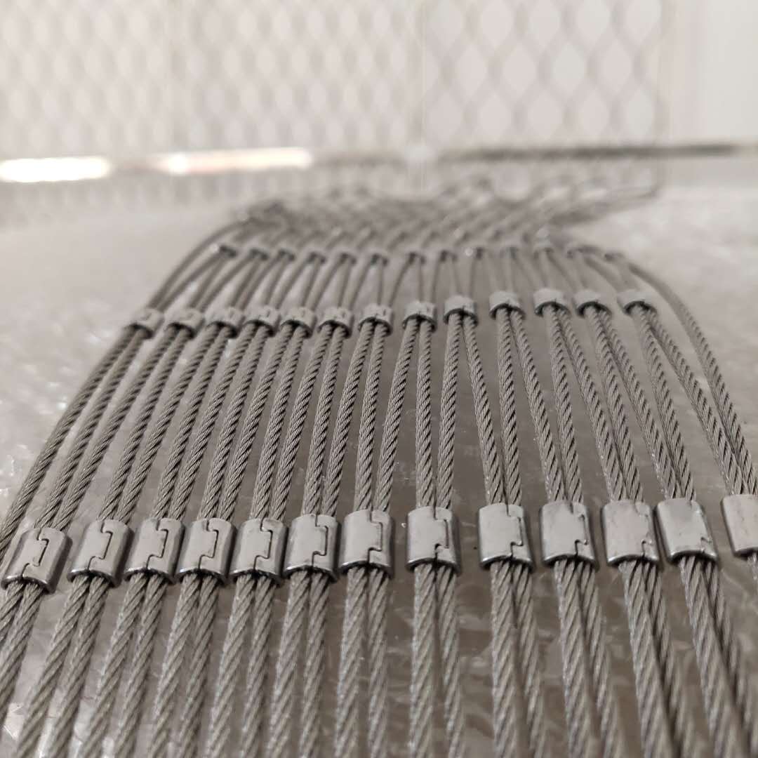 Stainless steel railing protective wire net rope cable mesh