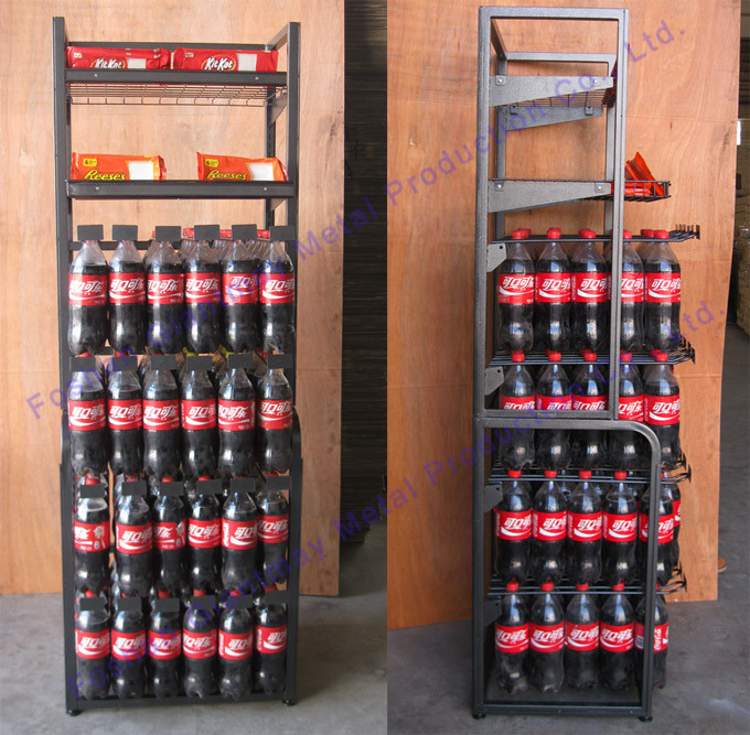 Drink Rack Water Energy Bottle Shelf Beverage Display Stand