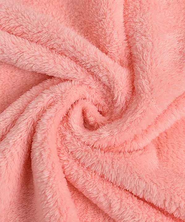 All Ages Bath Towel Set with 140*70cm Size and Custom Face Towel in Soft Coral Fleece