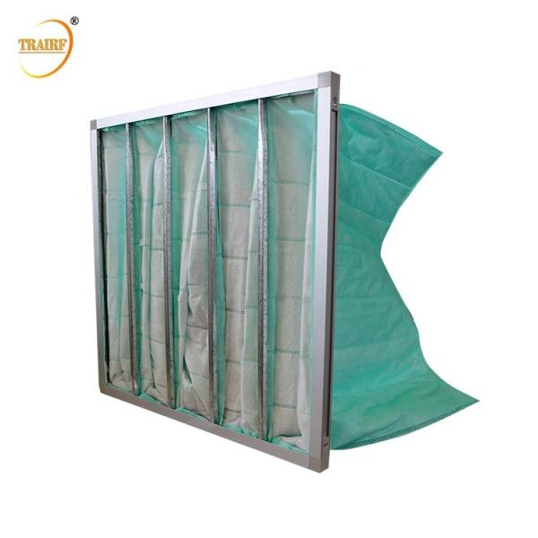 Quality 1um F6 Synthetic Fiber Spray Booth Bag Air Filter 595*495*600mm for sale