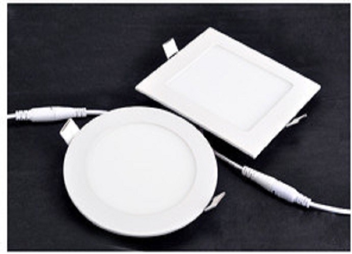 Square Recessed LED Slim Panel With Cool Light High Temperature / Compression Resistance